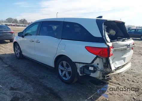 2018 Honda Odyssey Ex-L from USA, damaged, VIN 5FNRL6H78JB039702